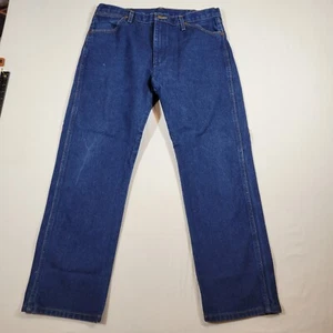 Wrangler 13MWZ Cowboy Cut Jeans Men's 36x30 Blue Denim USA Excellent Condition - Bild 1 von 15