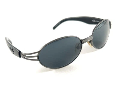 NEW JEAN PAUL GAULTIER SILVER 58 7203 OVAL STYLE  1990'S SUNGLASSES - Image 1 of 4