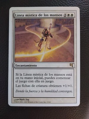 MTG Leyline of the Meek VERY RARE SPANISH Language Salvat-Hachette WOTC - Image 1 of 4
