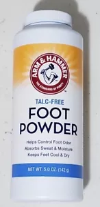 Polvo para pies sin talco Arm & Hammer 5,0 OZ ayuda a controlar el olor del pie fresco y seco - Imagen 1 de 1