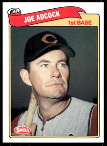 1989 Swell Baseball Greats 6 Joe Adcock   Cincinnati Reds