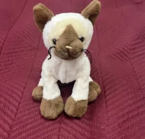 Ganz Webkinz HM160 Siamese Cat Plush Stuffed Animal 8" - Picture 1 of 4