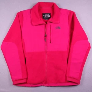The North Face Denali Fleece Jacket Womens Large Full Zip Pink Polartec Recycled - Picture 1 of 14