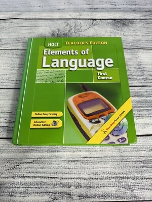 TEACHERS EDITION Elements of Language Grade 7 by Rinehart & Winston Staff Holt - Image 1 of 4