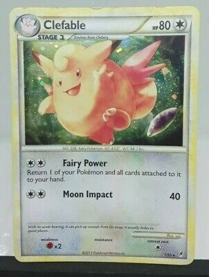 Clefable 1/95 HOLO Rare Call of Legends Pokemon Card LP - FREE TRACKED SHIPPING