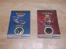 Pokemon Collectors Coin Ruby And Sapphire Version Brand New