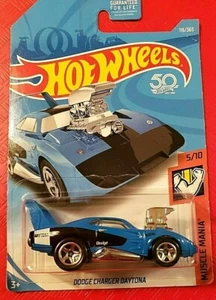 Hot Wheels Muscle Mania Dodge Charger Daytona - Custom Striped 2017 Mattel - New - Picture 1 of 4