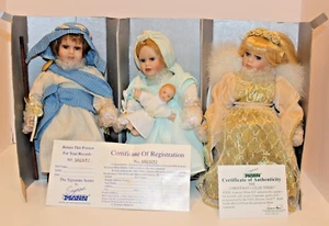 VTG Nativity Collection Doll Set Mary, JESUS, and Angel - Picture 1 of 16