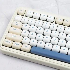 XDA OEM Cherry MOG PBT Soy Milk Keycaps Set for Mechanical Keyboard Multiple Lay - Afbeelding 1 van 14