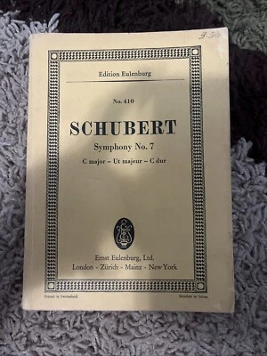 FRANZ SCHUBERT Mass No.7 In C Major - Edition Eulenburg Study Score - Image 1 of 4