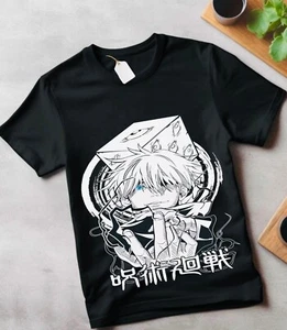 Gojo Satoru T-Shirt Jujutsu Kaisen Anime Horror lustig Geschenk Shirt alle Größen - Bild 1 von 8