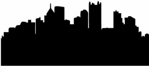 Pittsburgh Skyline Silhouette Decal Sticker - Picture 1 of 1