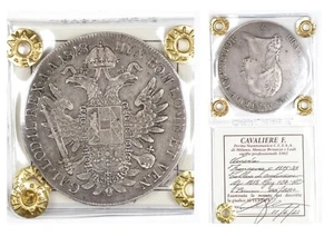 ITALIA REGNO LOMBARDO VENETO Francesco I Tallero di Convenzione 1818 Venezia - Imagen 1 de 4
