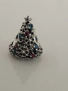 AUTHENTIC PANDORA GLITTER CHRISTMAS TREE CHARM #799226C01 - Picture 1 of 5