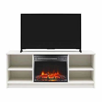 Chimenea Eléctrica Soporte TV Hasta 55" LED Llama Legistro Set Cool-Touch Moderno Calentador Foto 1 de 4