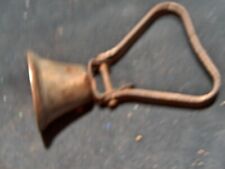 Vintage jingle bell - bell a little over 2"  tall - with handle 7" long