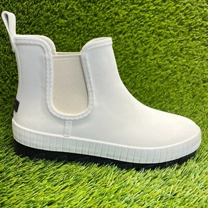 Sperry Torrent Womens Size 7.5 White Matte Outdoor Waterproof Rain Chelsea Boots - Picture 1 of 10