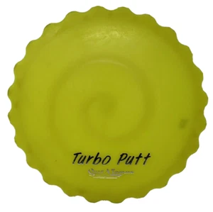 Quest Advanced Technologies Disc Golf Yellow Turbo Putt Scalloped Edge 158g Used - Picture 1 of 9