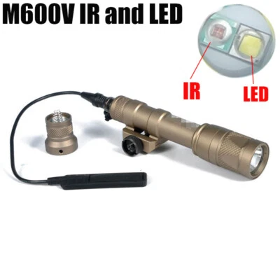 M600V-IR Infrared Gun Flashlight White Light & IR Output w/20mm Picatinny Rail - Image 1 of 4