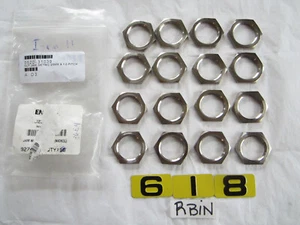 NUT JAMB 25mm 1.0 PITCH, THREADED LOT OF 16 - Picture 1 of 8