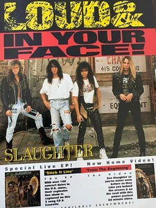 Slaughter, Stick It Live, Full Page Vintage Promotional Ad - Picture 1 of 1