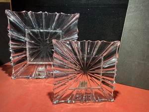 Mikasa "Monarch" Quadratischer Kristall Bilderrahmen 8x8” & 6x6” (2 Stück) SCHÖN - Bild 1 von 12