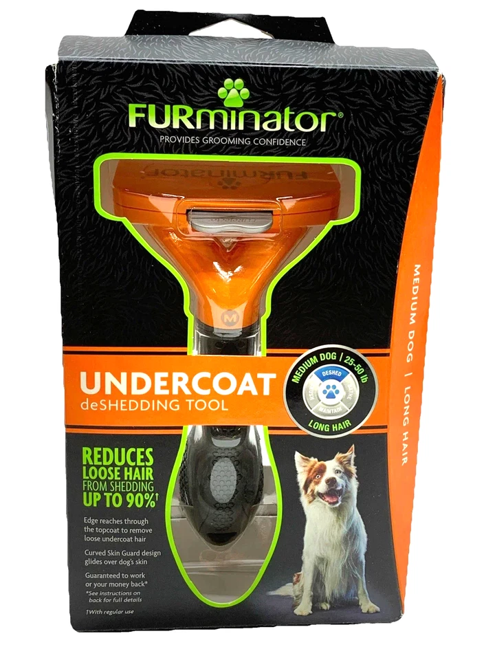 Herramienta de desprendimiento de capa inferior FURminator para perro mediano, pelo largo TOTALMENTE NUEVA Foto 1 de 1