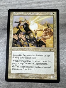 Sunstrike Legionnaire - LP Regular Rare Legions Magic The Gathering MTG - Foto 1 di 2