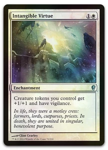 Intangible Virtue #72 (Foil) (NM) Conspiracy CNS Magic MTG - Picture 1 of 2