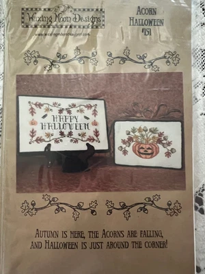 Waxing Moon Designs- Acorn Halloween chart - Image 1 of 2