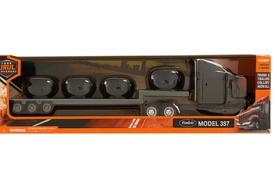 Peterbilt Model 387 Long Haul Truckers Camion Rimorchio Die-Cast 1:43 Nuovo - Immagine 1 di 2