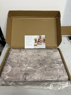 NuLoom Davi Faded 6’ Square Stain-Resistant Machine Washable Area Rug - Image 1 of 4