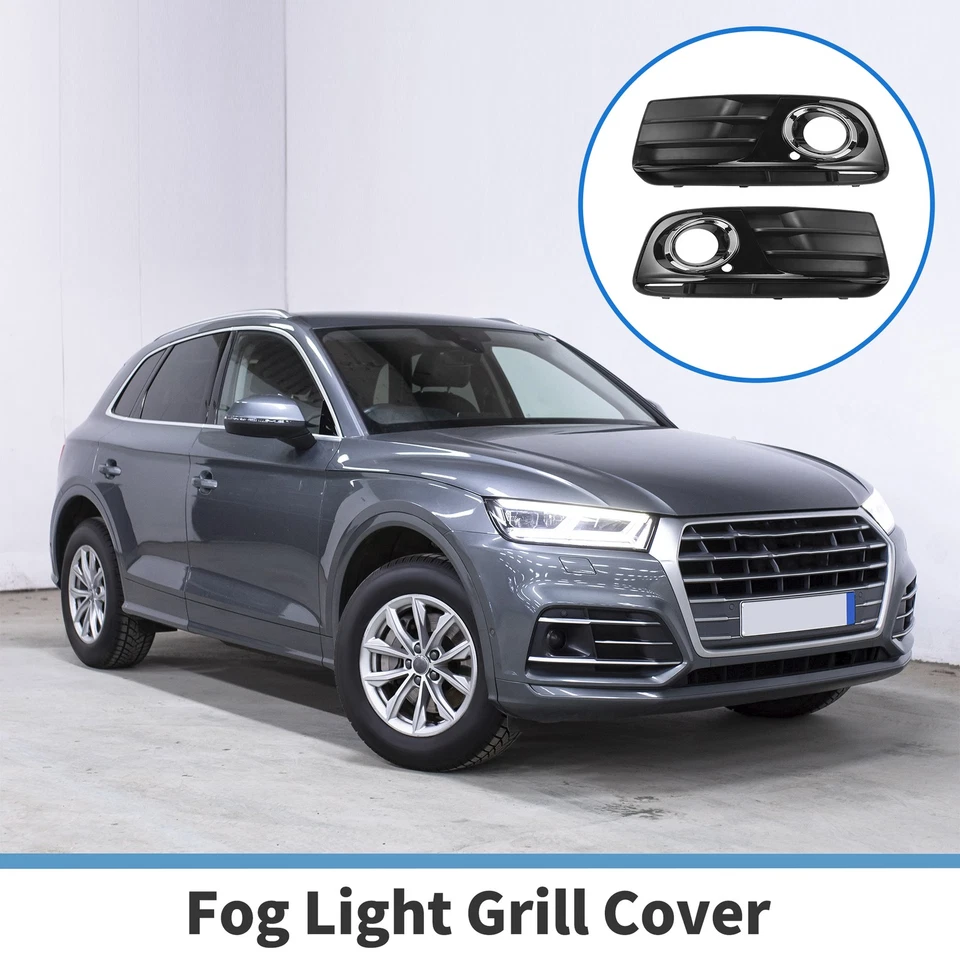 1 Pair Car Front Fog Light Grill for Audi Q5 2013-2017 No.8R0807681M/8R0807682J - image 1 of 4