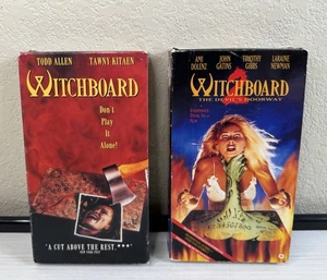 Witchboard 1 & 2 VHS Kassette 1986 Tawny Kitaen Vintage Kult Horror - Bild 1 von 4