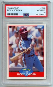 Ricky Jordan Rookie 1989 Score #548 PSA 10 GEM MINT - Bild 1 von 2