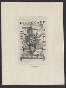 31)Nr.073,EXLIBRIS, Oswin Volkamer, C2 - signiert - Imagen 1 de 1