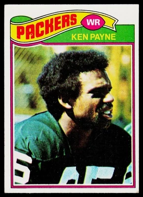 Ken Payne, 1977 Topps, #347, Green Bay Packers, - Image 1 of 2
