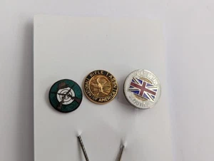 Vintage Enamel Gun Shooting Pin Badges America Rifle Association - Picture 1 of 7