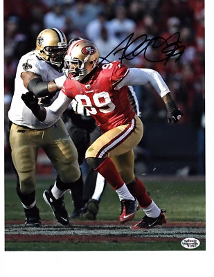 阿尔登·史密斯 - DE - 旧金山 49 人队 8 X 10 亲笔签名照片带 BDS 正品证书 #2179 — 第 1/3 张图片