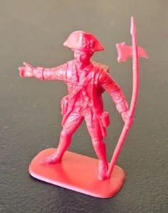 HALBERD WELDING REVOLUTIONARY WAR RED TOY FIGURE. - Picture 1 of 7