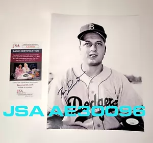 TOMMY LASORDA Signed 8x10 Photo Los Angeles Dodgers Autograph Photo JSA COA - Picture 1 of 2