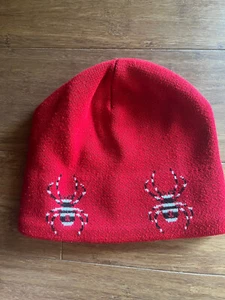 Spyder Kinder Einheitsgröße Winter Strickmütze Beanie rot - Bild 1 von 6