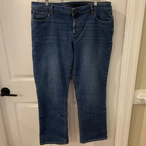Natural Reflections Flannel Lined Women's Jeans sz 16 outdoor camp straight leg - Picture 1 of 9