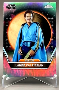 2024 Topps Star Wars Hyperspace Chrome Lando Calrissian Refractor #75 SP - Picture 1 of 3