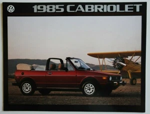 VW VOLKSWAGEN GOLF CABRIOLET 1985 dealer brochure catalog - English - USA - Photo 1 sur 3