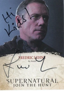 Supernatural Seasons 4-6 Auto FL Fredric Lehne as Azazel INSCRIPTION - Picture 1 of 1