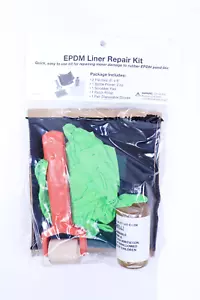 Kit de reparación de revestimiento personalizado Pro EPDM para estanques y características de agua sello de parche rápido - Imagen 1 de 3