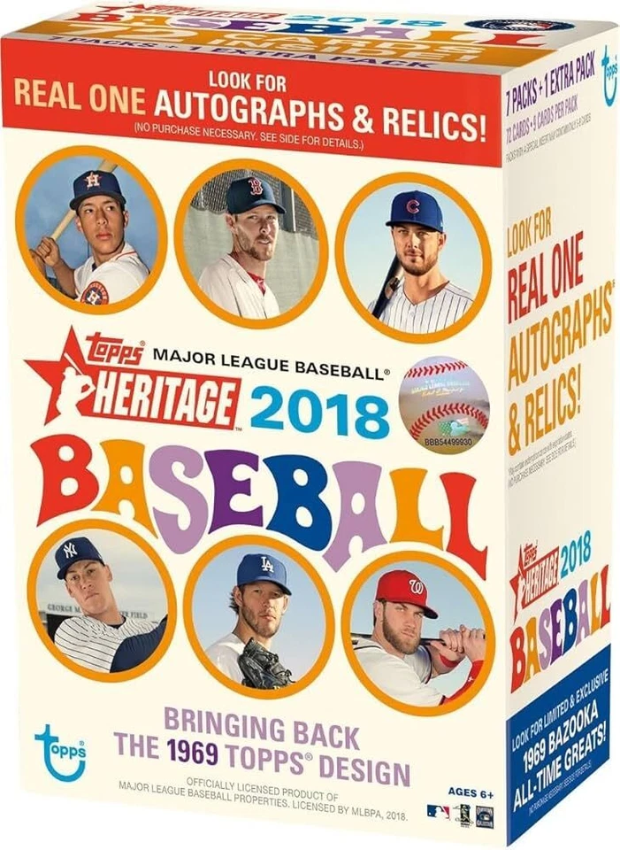 2018 Topps Heritage Baseball - Pick Your Cards Complete Your Set! - Image 1 of 1