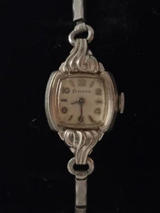 Vintage Bulova M2 17Jewels 10K Rolled Gold Filled Watch Flex Band Not Working - Picture 1 of 13