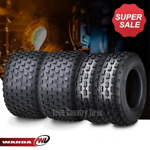 4PC WANDA Sport ATV Tires 22x7-10 22x7x10 Front 22x11-10 22x11x10 Rear - Picture 1 of 7